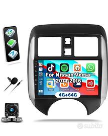 Autoradio nissan versa 2014-2016 