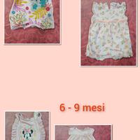 Lotto abbigliamento neonata 