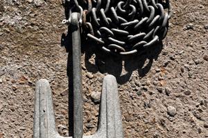 Ancora Hall zincata 4 kg + 2 metri di catena