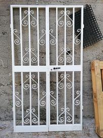 Cancello giardino ferro battuto