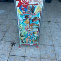 Doppio cartellone pubblicita algida 75 anniversary