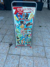 Doppio cartellone pubblicita algida 75 anniversary