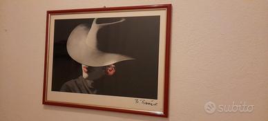 Quadri donna con cappello 