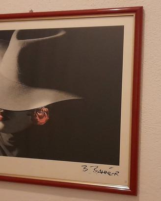 Quadri donna con cappello 