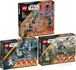 LEGO Star Wars 75345 75359 75372 Battle Pack