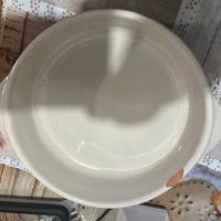 Terrina tonda terracotta per forni la Castellana