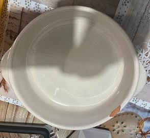 Terrina tonda terracotta per forni la Castellana