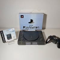 PlayStation 1 nera trasparente + Memory sigillata