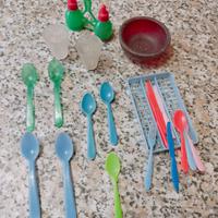 Posate stoviglie bambole