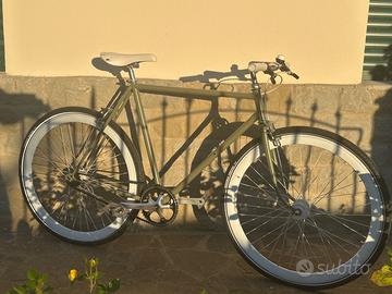 Bici single speed scatto fisso 58