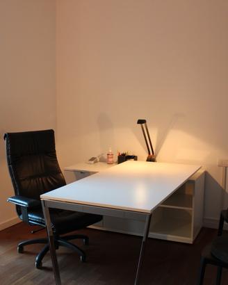 Studio professionale luminoso con vista parco - af