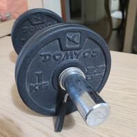 manubrio dechlaton 6 kg con dischi smontabili