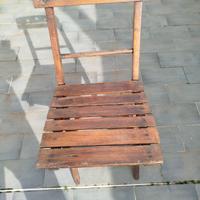 50 sedie in legno pieghevoli