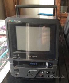 TV portatile SONY EV DT1 video 8 Combo Trinitron