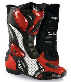 STIVALE PELLE RACING SPORTIVO MOTO PREXPORT SONIC 