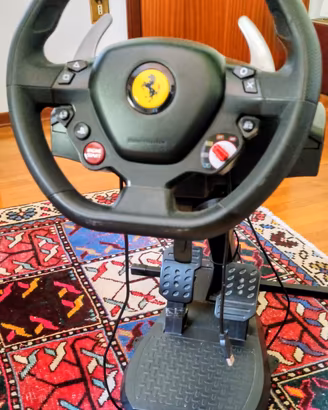 Volante trustmaster T80 più supporto per PS4 e Pc