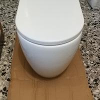Vaso WC filomuro con sedile soft close