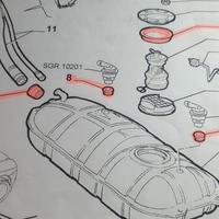 Fiat Barchetta: guarnizioni serbatoio