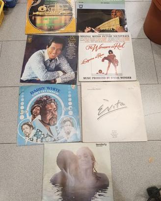 lotto 7 dischi in vinile a 33 giri per collezionis