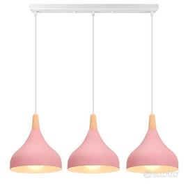 Lampadario a sospensione x cucina/soggiorno rosa