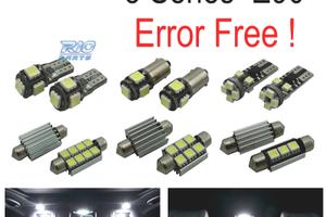 KIT 17 LAMPADE LED INTERNE BMW SERIE 3 E90 SEDAN 3