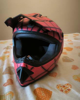 Casco bikers spiderman come nuovo 