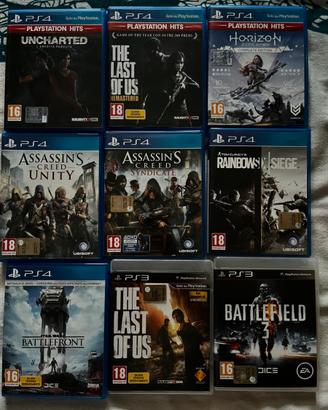 Giochi ps4 e ps3