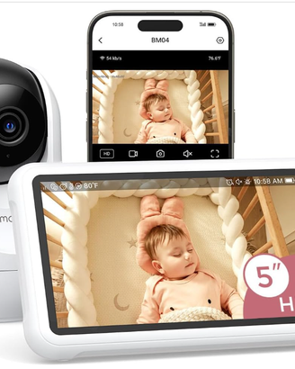 baby monitor video e audio, Smart WiFi, momcozy