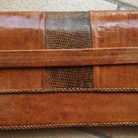 Quattro Portafogli in pelle artigianali Africani 