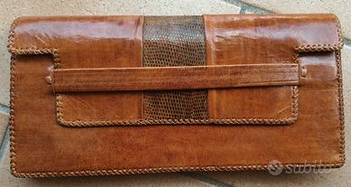 Quattro Portafogli in pelle artigianali Africani 