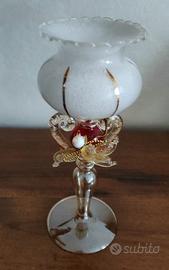 Tipetto veneziano in vetro di murano