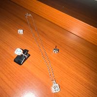 Anello collana orecchini donna