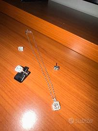 Anello collana orecchini donna