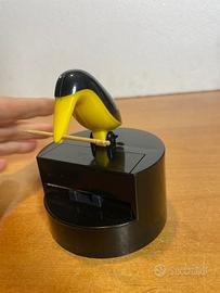 DISPENSER STUZZICADENTI VINTAGE TUCANO UCCELLINO