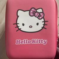 Valigia Hello Kitty rosa trolley rosa capiente