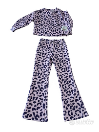 Set Dimensione Danza Viola Maculato Bambina 5 anni