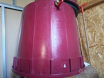 mastello per vino plastica 5 qli
