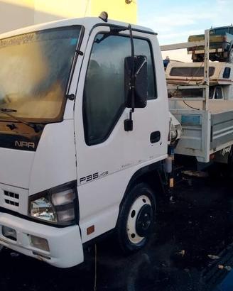 ISUZU NPR 77 L GRU CASSONE