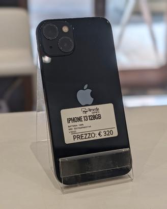 iPhone 13 128GB nero usato garanzia 