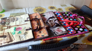 6 Borse Plastificate Portacose con Cerniera