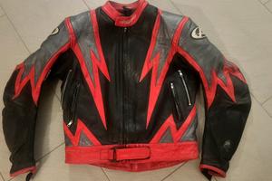 Giubbotto moto in pelle AGV Sport