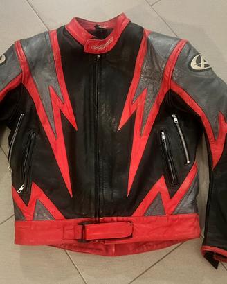 Giubbotto moto in pelle AGV Sport