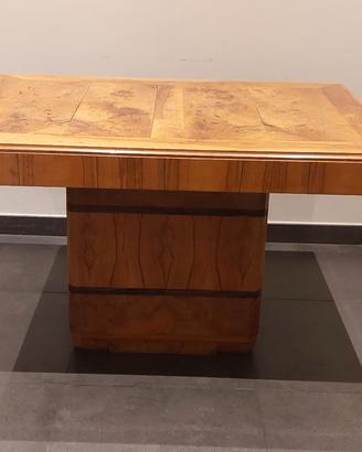 tavolo in legno art deco allungabile