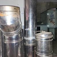 canna fumaria in acciaio lunghezza più di 5mt 