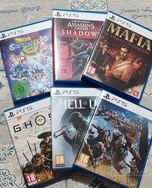 6 giochi PS5 originali - singolarmente o in blocco