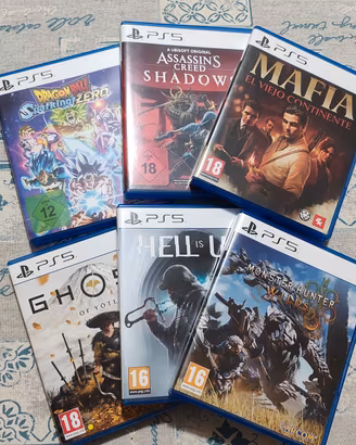 6 giochi PS5 originali - singolarmente o in blocco
