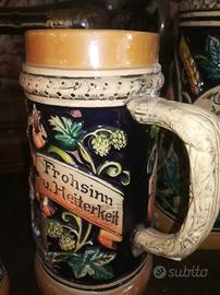 BOCCALI da Birra Tirolesi in Ceramica Lotto 