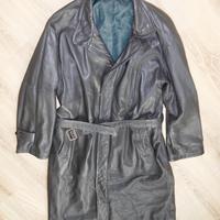 Cappotto morbida pelle Nappa anni 80 Tg. 54 (XL)