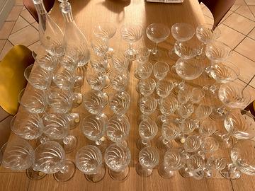 Servizio bicchieri LM in cristallo vintage