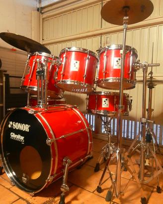 Batteria Vintage Sonor 2000 anni 80/90 Completa!